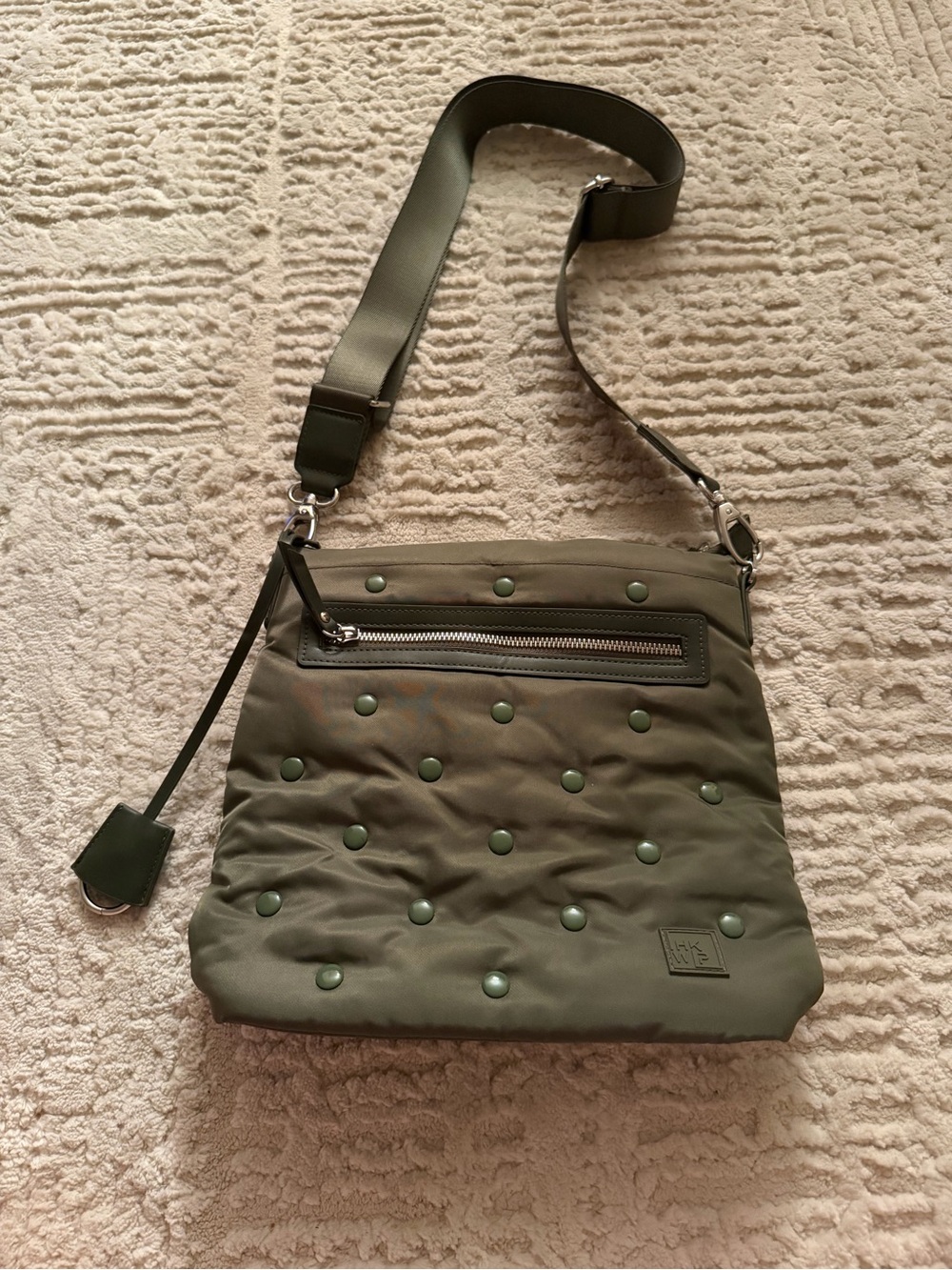 IHKWIP Olive Green Quilted Crossbody Bag - Women's Shoulder Bag